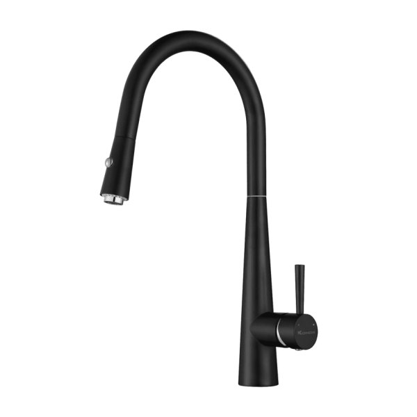 Vòi Rửa Chén KONOX KN1901B Dây Rút Màu Đen