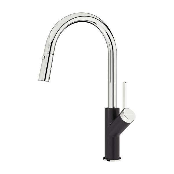 Vòi Rửa Chén KONOX Ponte Black Dây Rút