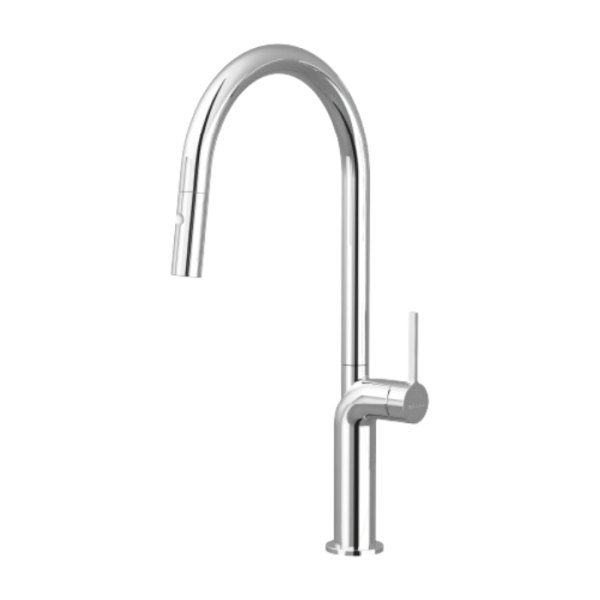 Vòi rửa chén Malloca K2203-CR (K2203CR) nóng lạnh dây rút