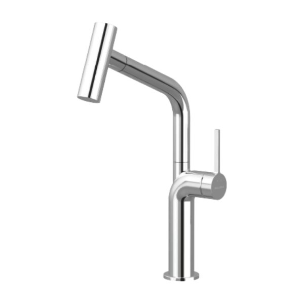 Vòi rửa chén Malloca K2206-CR (K2206CR) nóng lạnh dây rút