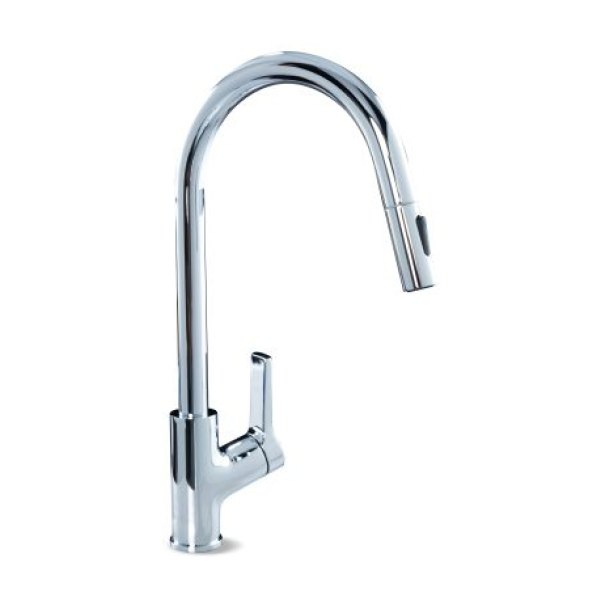 Vòi rửa chén NOBINOX LOFT NX533 dây rút nóng lạnh