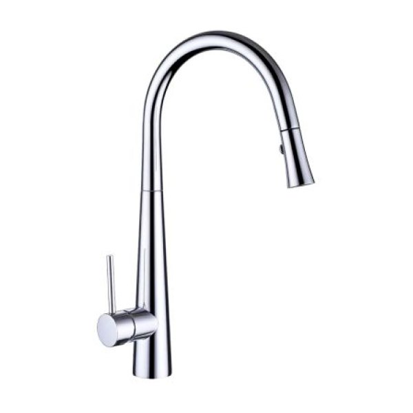 Vòi rửa chén NOBINOX LOTUS 640 dây rút nóng lạnh