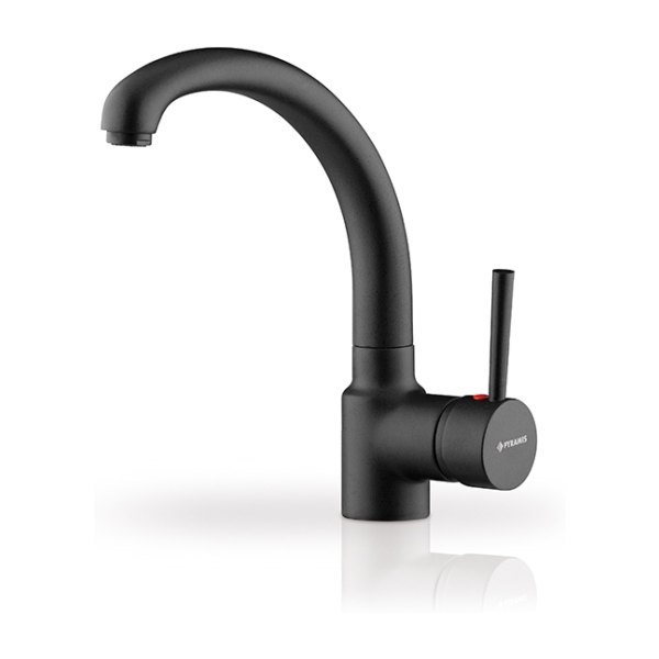 Vòi rửa chén nóng lạnh Luxta L3219BS Bóng