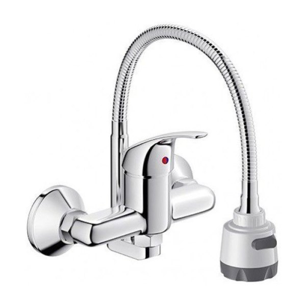 Vòi Rửa Chén VIGLACERA VG712 Nóng Lạnh Gắn Tường