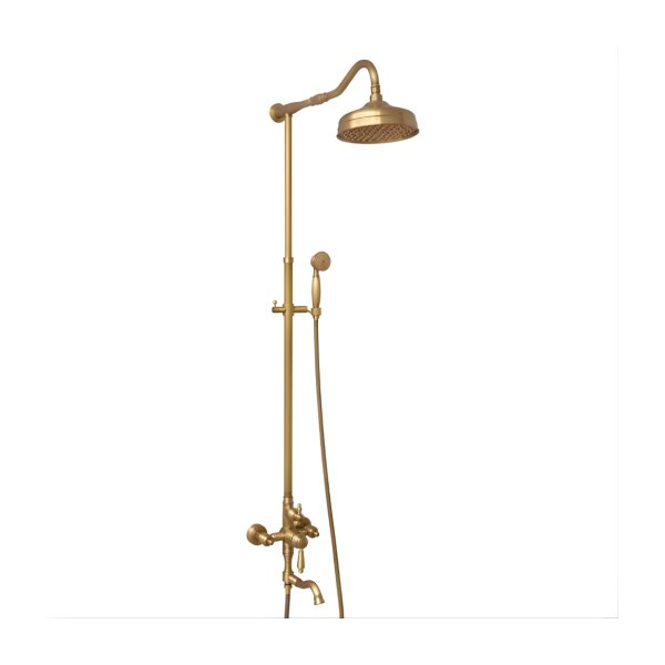 Vòi Sen Cây Kanly GCS11 Nóng Lạnh Cổ Điển Đồng Thau