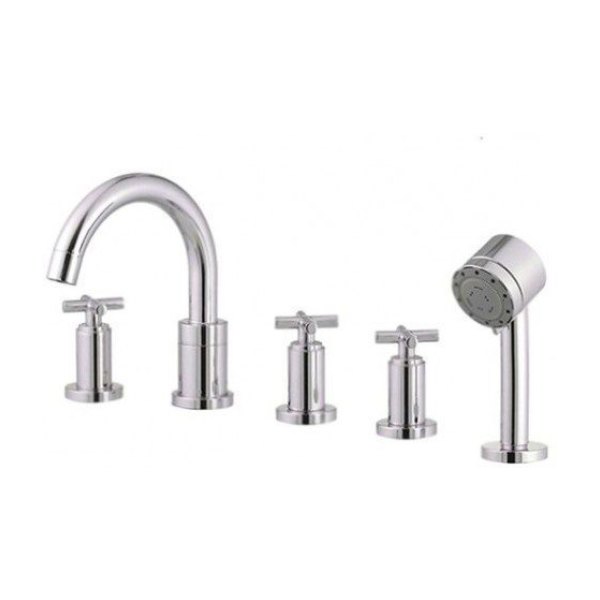 Vòi Sen Xả Bồn Tắm COTTO CT248C16S41 Nóng Lạnh 5 Lỗ
